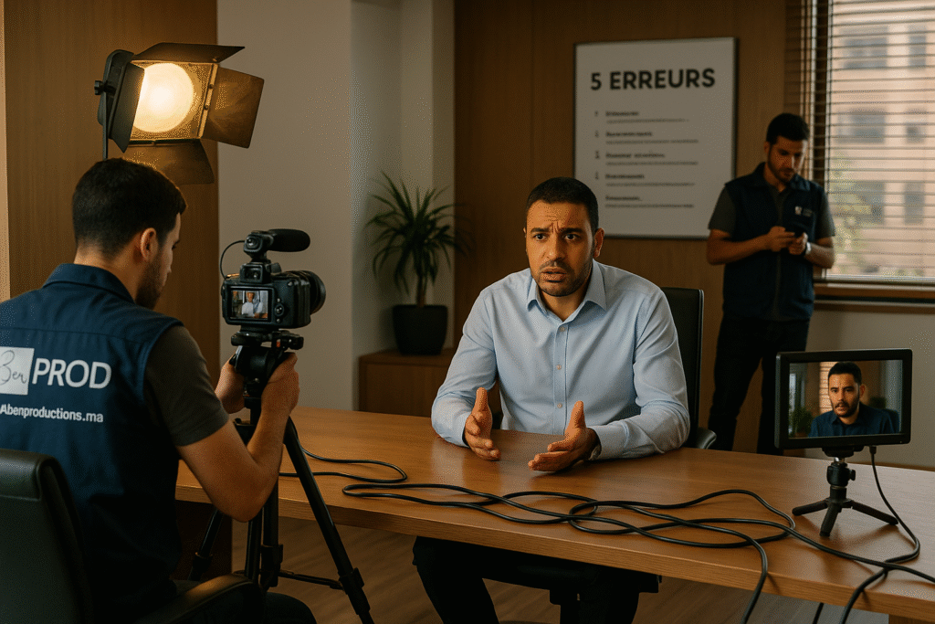 Erreurs à éviter dans la production de vidéo corporate